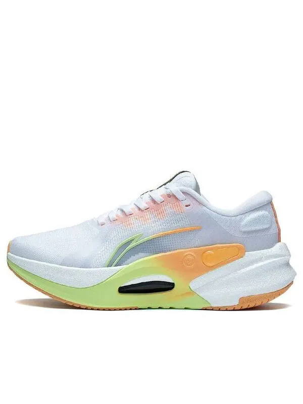 Кроссовки яростный гонщик 7 Li-Ning — изображение 1 из 4, белый/зеленый/оранжевый