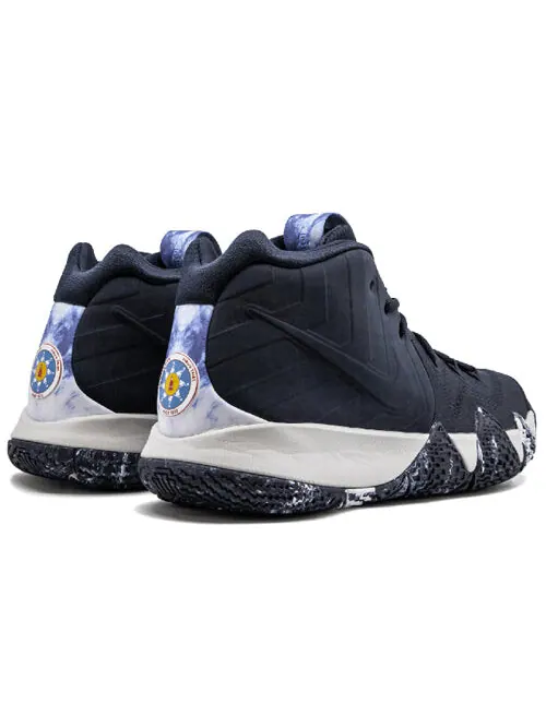 Кроссовки kyrie 4 n7 Nike — изображение 4 из 4, черный/белый