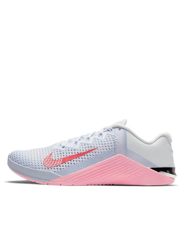 Кроссовки меткон 6 Nike — изображение 1 из 2, серый/розовый