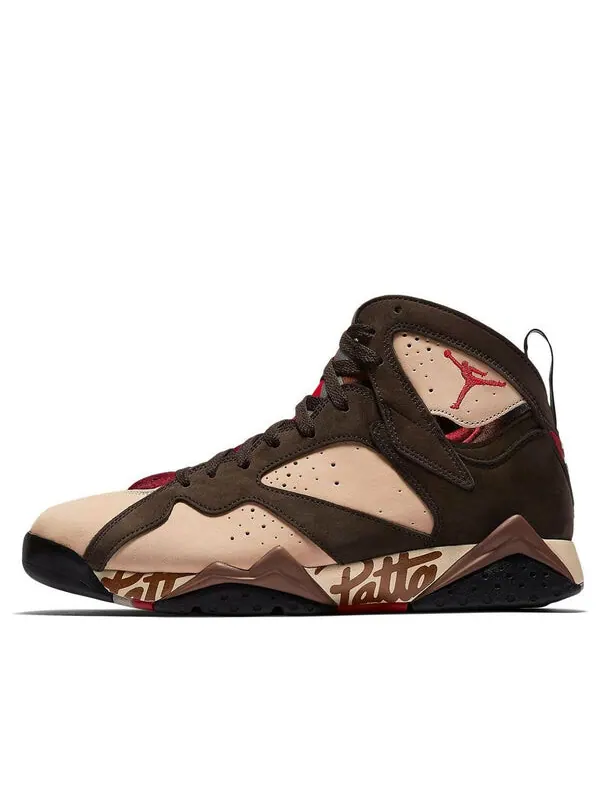 Кроссовки 7 retro og sp x patta 'shimmer' Air Jordan — изображение 1 из 4, красный-коричневый