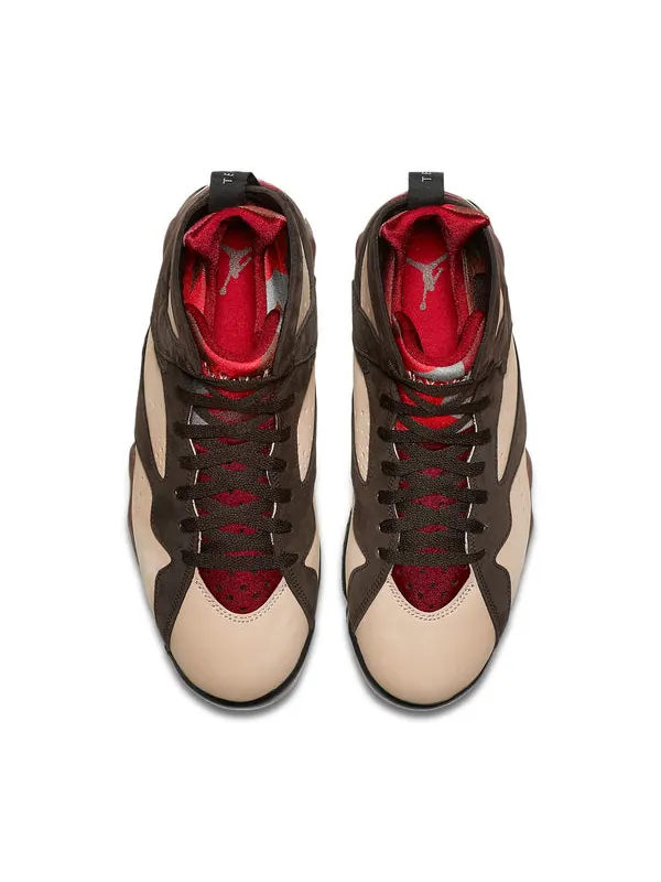 Кроссовки 7 retro og sp x patta 'shimmer' Air Jordan — изображение 4 из 4, красный-коричневый