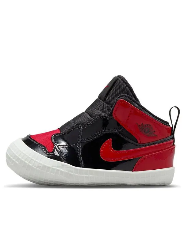 Кроссовки 1 ретро высокие og crib Air Jordan — изображение 1 из 4, черный/красный