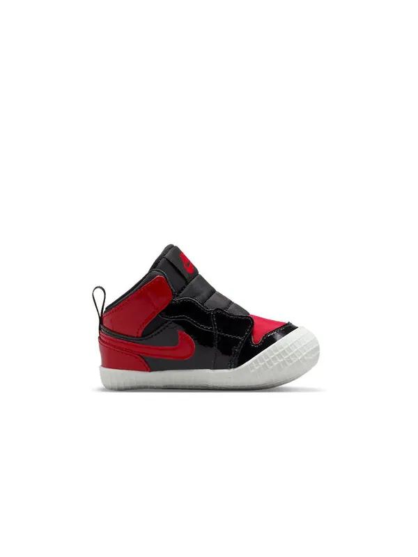 Кроссовки 1 ретро высокие og crib Air Jordan — изображение 2 из 4, черный/красный