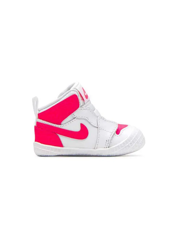 Кроссовки 1 пинетки для детской кроватки Air Jordan — изображение 2 из 4, розовый