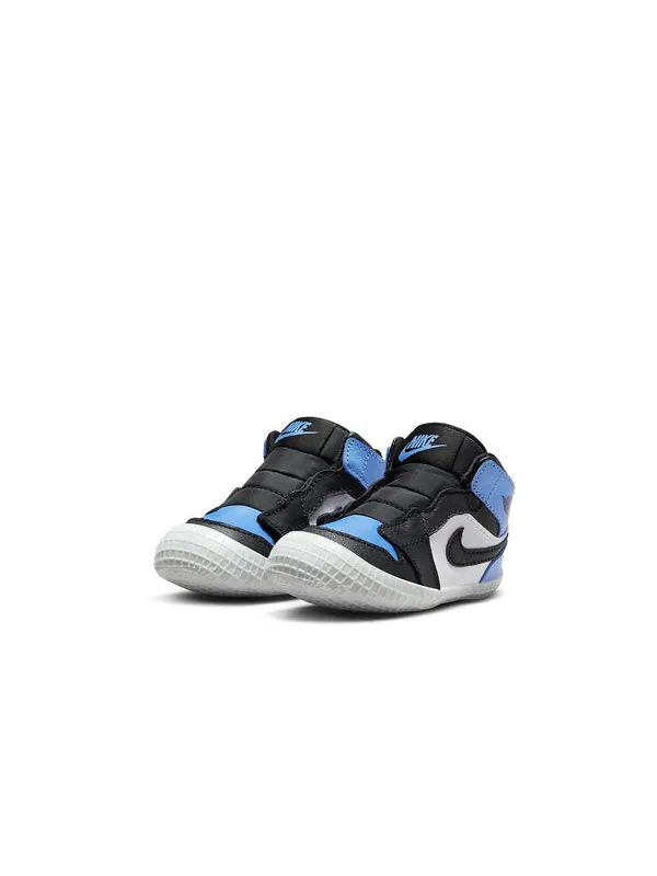 Кроссовки 1 пинетки для детской кроватки Air Jordan — изображение 2 из 4, синий/белый/черный