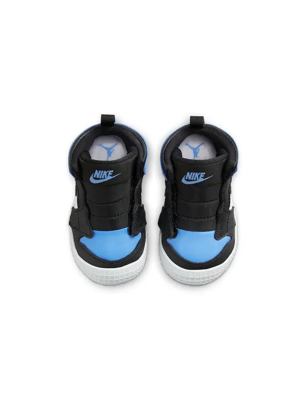 Кроссовки 1 пинетки для детской кроватки Air Jordan — изображение 3 из 4, синий/белый/черный