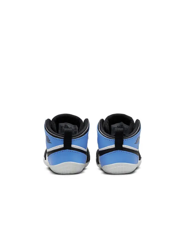 Кроссовки 1 пинетки для детской кроватки Air Jordan — изображение 4 из 4, синий/белый/черный