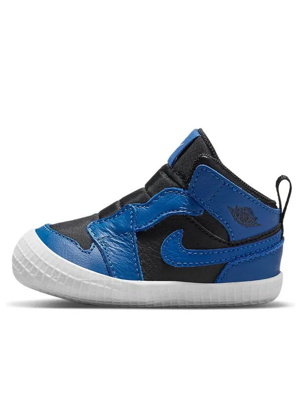 Кроссовки 1 пинетки для детской кроватки Air Jordan — изображение 1 из 4, синий/черный