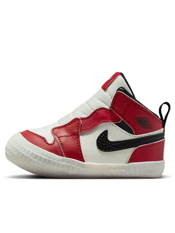 Кроссовки 1 пинетки для детской кроватки Air Jordan — изображение 1 из 4, белый/красный