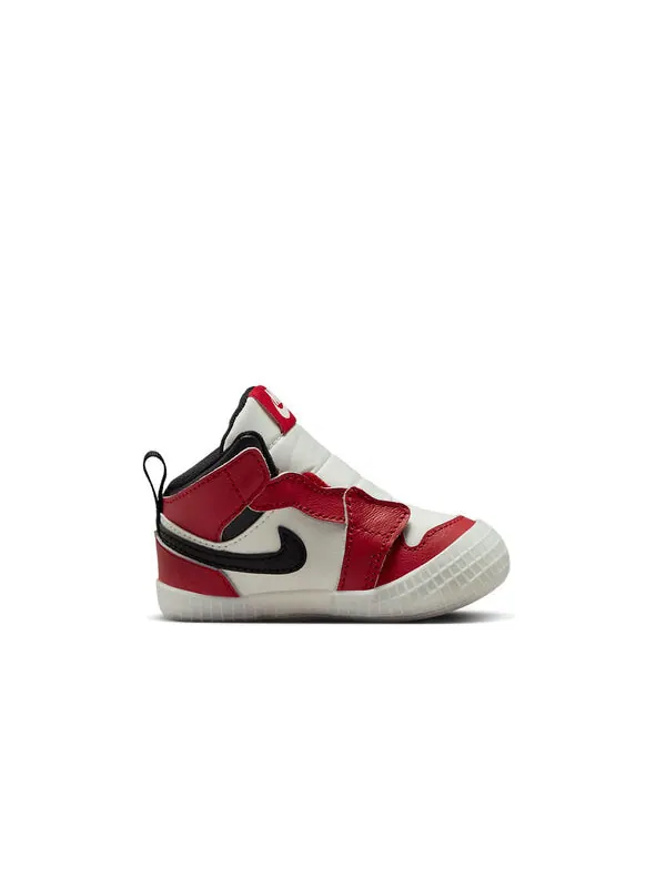 Кроссовки 1 пинетки для детской кроватки Air Jordan — изображение 2 из 4, белый/красный