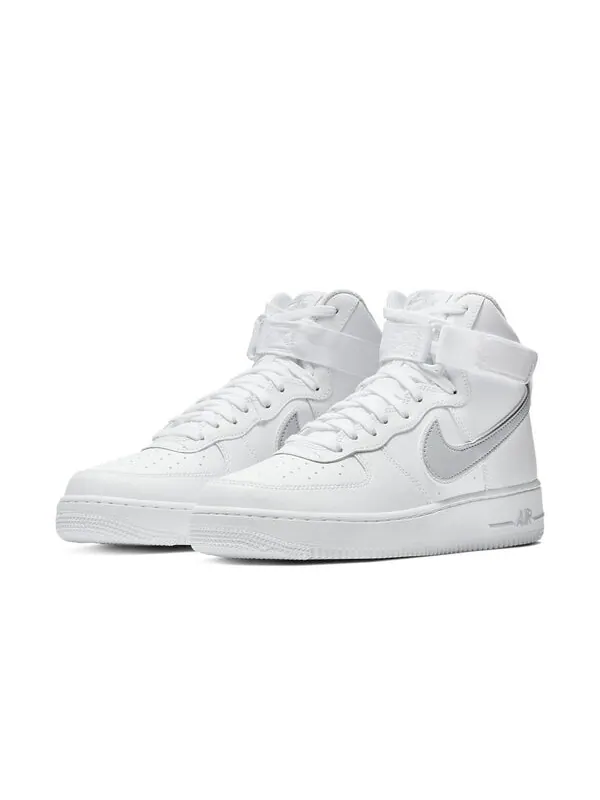Кроссовки air force 1 high '07 'white wolf grey' Nike — изображение 3 из 4, белый