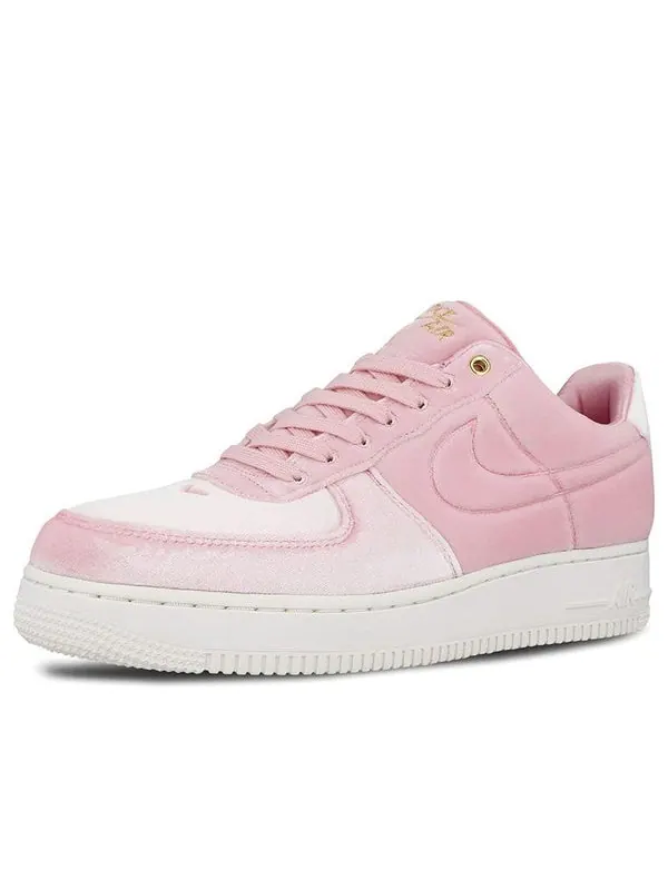 Кроссовки air force 1 low '07 premium 'pink velour' Nike — изображение 3 из 4, розовый