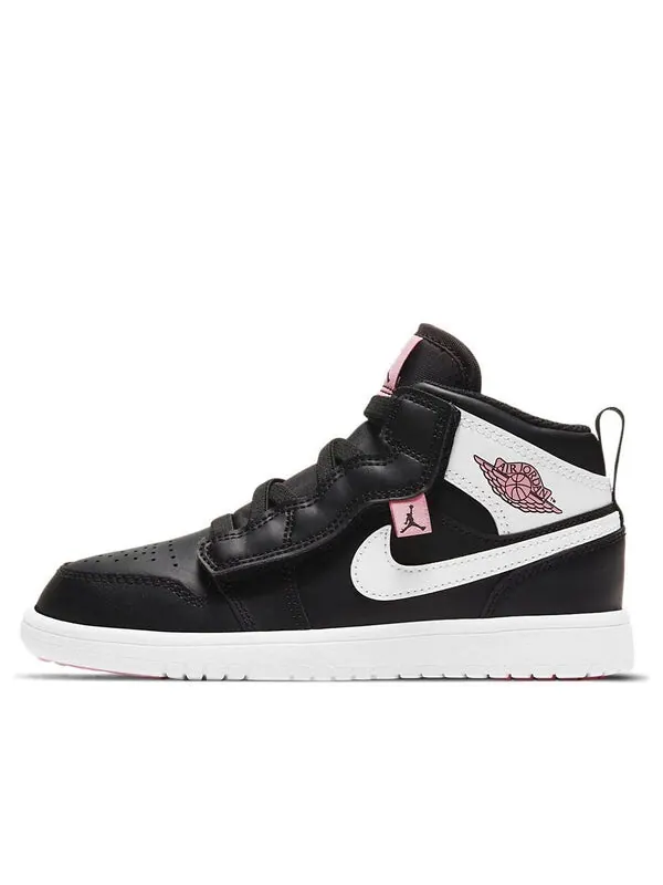 Кроссовки 1 средние альт Air Jordan — изображение 1 из 4, черный//белый