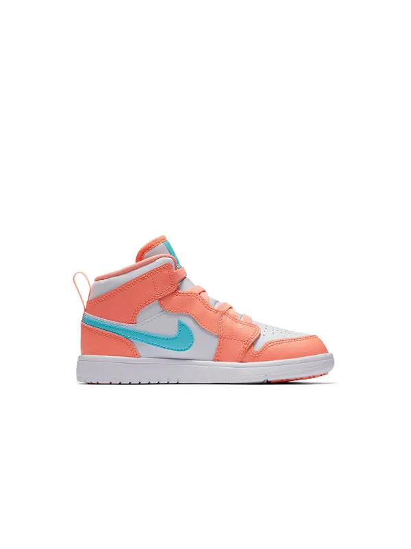 Кроссовки 1 средние альт Air Jordan — изображение 2 из 4, белый/оранжевый