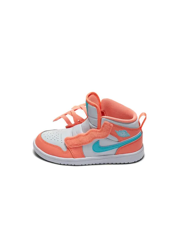 Кроссовки 1 средние альт Air Jordan — изображение 3 из 4, белый/оранжевый