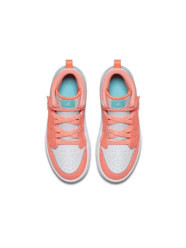 Кроссовки 1 средние альт Air Jordan — изображение 4 из 4, белый/оранжевый
