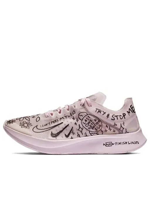 Кроссовки nathan bell x zoom fly sp Nike — изображение 1 из 4, белый/черный-розовый