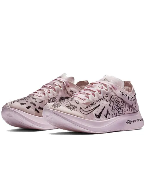 Кроссовки nathan bell x zoom fly sp Nike — изображение 3 из 4, белый/черный-розовый