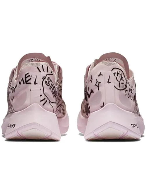 Кроссовки nathan bell x zoom fly sp Nike — изображение 4 из 4, белый/черный-розовый