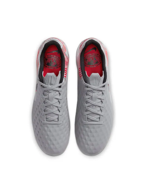 Кроссовки tiempo legend 8 академия mg Nike — изображение 4 из 4, серый/оранжевый