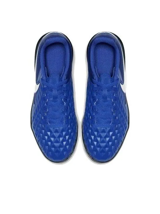 Кроссовки jr legend 8 club tf turf 'hyper royal' Nike — изображение 2 из 4, белый-глубокий синий
