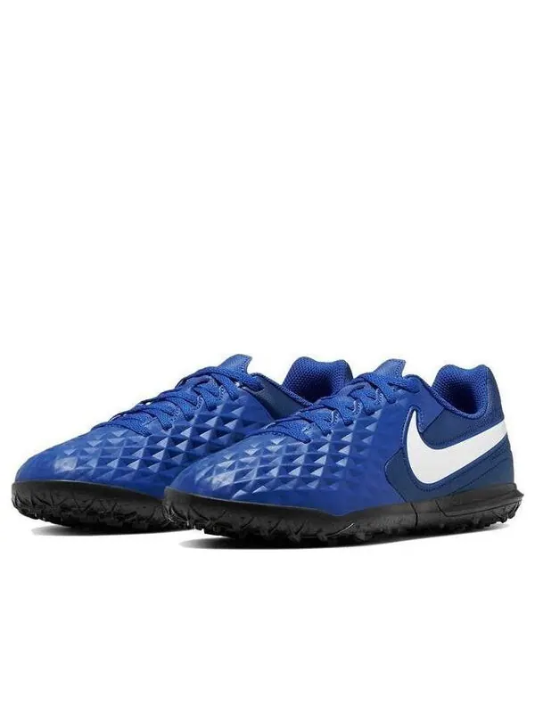Кроссовки jr legend 8 club tf turf 'hyper royal' Nike — изображение 4 из 4, белый-глубокий синий