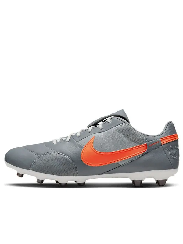 Кроссовки премьер 3 фг Nike — изображение 1 из 4, серый/оранжевый