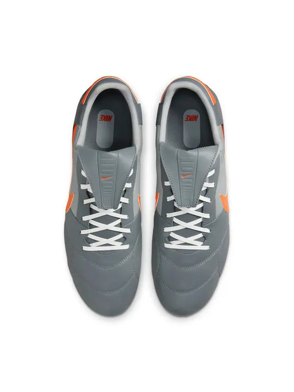 Кроссовки премьер 3 фг Nike — изображение 2 из 4, серый/оранжевый