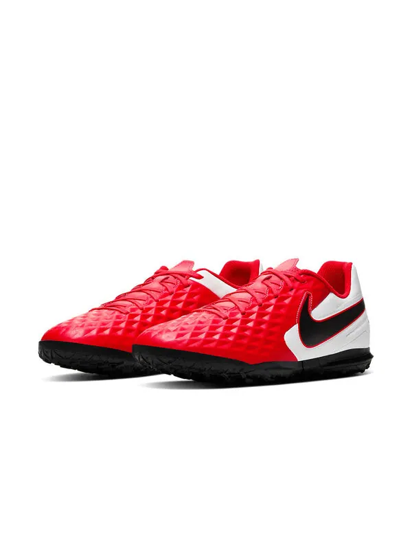 Кроссовки jr. legend 8 club tf turf Nike — изображение 3 из 4, белый/красный