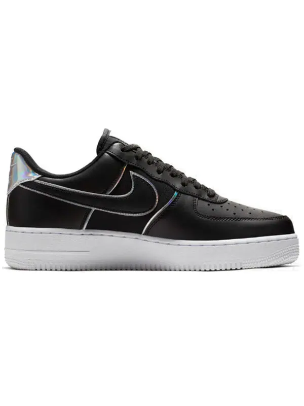 Кроссовки air force 1 low '07 lv8 'black iridescent outline' Nike — изображение 2 из 4, черный
