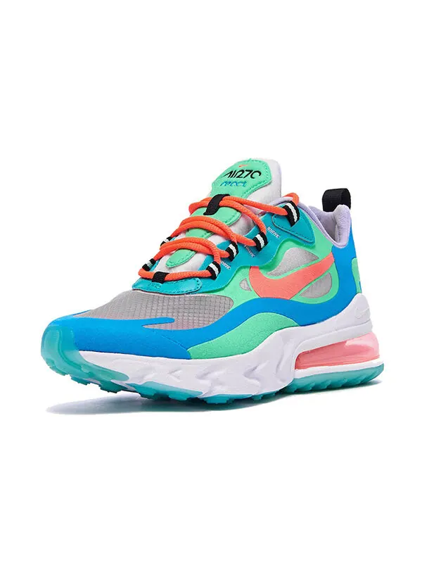 Кроссовки air max 270 react Nike — изображение 2 из 4, синий/зеленый