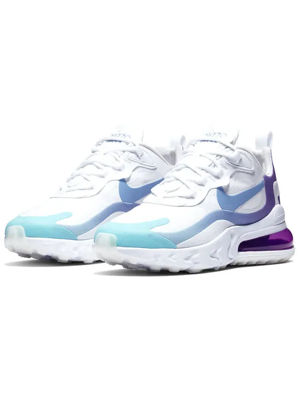 Кроссовки air max 270 react Nike — изображение 3 из 4, синий/фиолетовый/белый