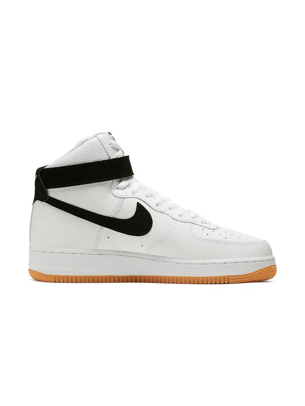 Кроссовки air force 1 high '07 'white gum' Nike — изображение 2 из 4, белый/черный