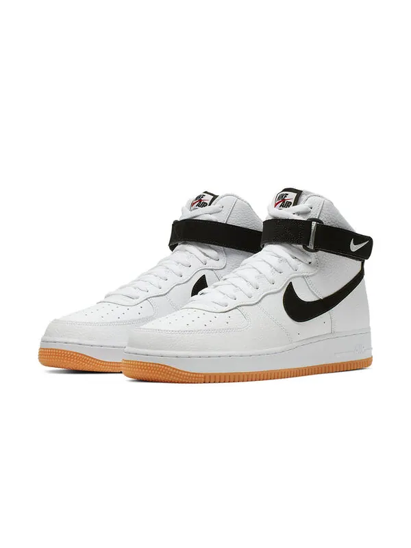 Кроссовки air force 1 high '07 'white gum' Nike — изображение 3 из 4, белый/черный