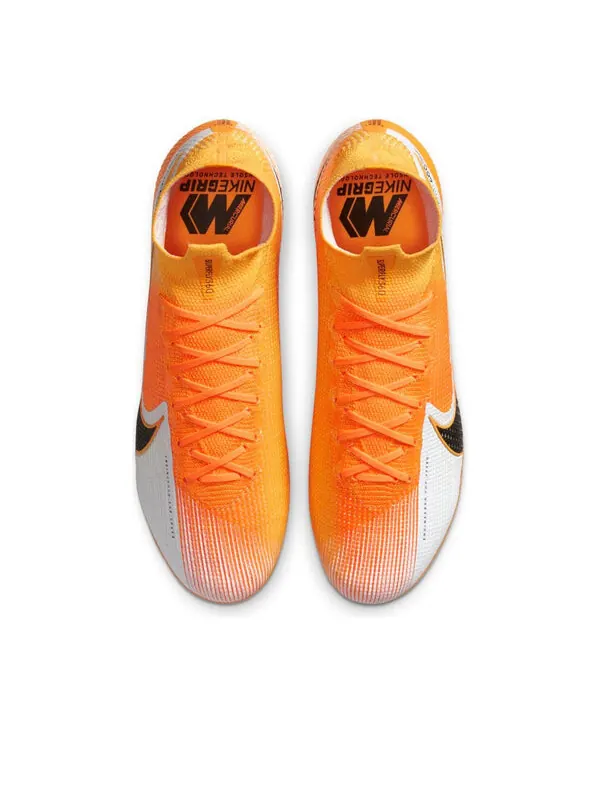 Кроссовки mercurial superfly 7 elite ag-pro 'white orange' Nike — изображение 2 из 4, белый/оранжевый