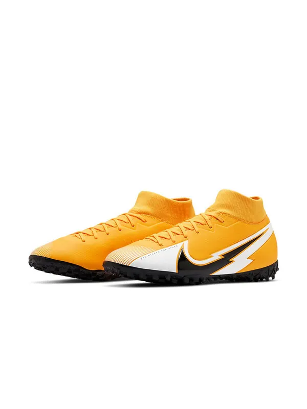Кроссовки mercurial superfly 7 academy tf turf Nike — изображение 4 из 4, черный/желтый