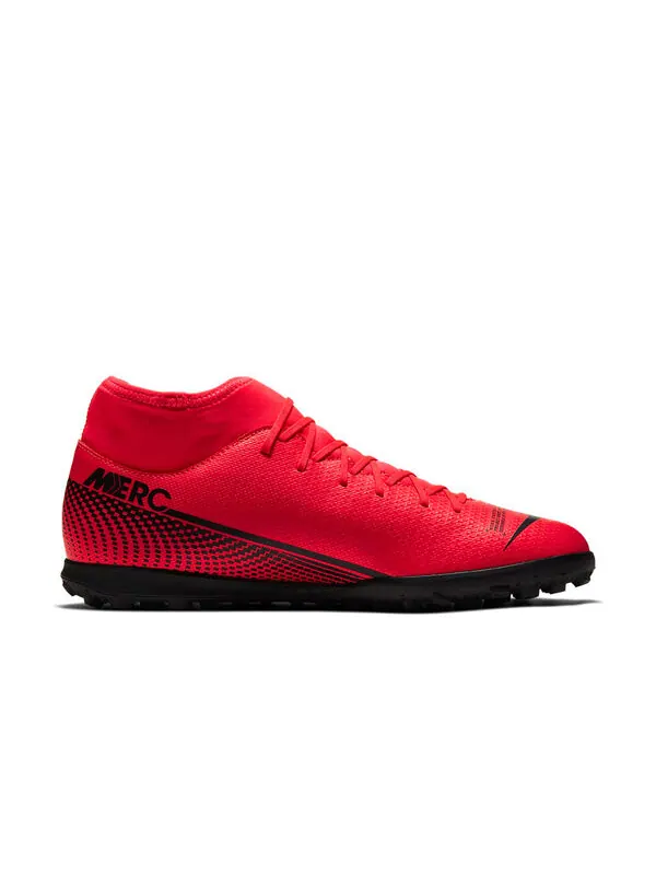 Кроссовки mercurial superfly 7 club tf turf Nike — изображение 2 из 4, красный/черный