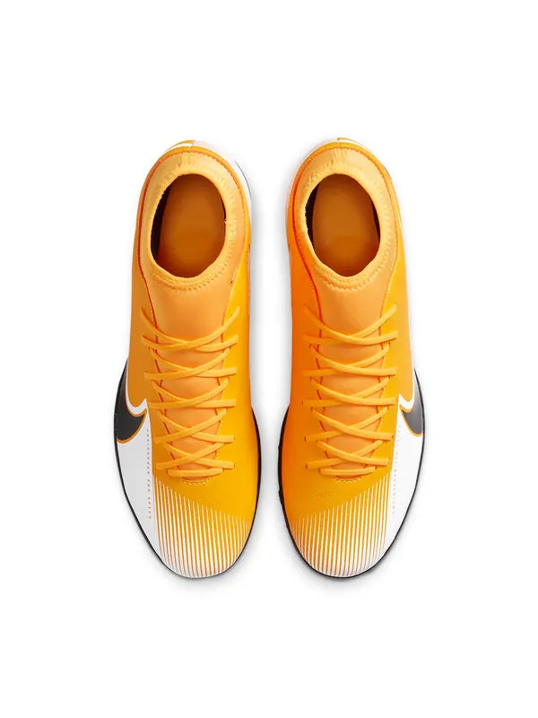 Кроссовки mercurial superfly 7 club tf turf Nike — изображение 2 из 4, черный/желтый