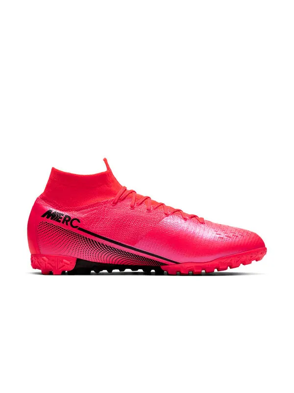 Кроссовки mercurial superfly 7 elite tf turf красные Nike — изображение 2 из 4, красный/черный