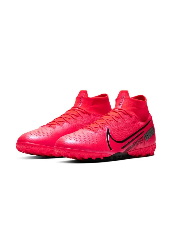 Кроссовки mercurial superfly 7 elite tf turf красные Nike — изображение 3 из 4, красный/черный