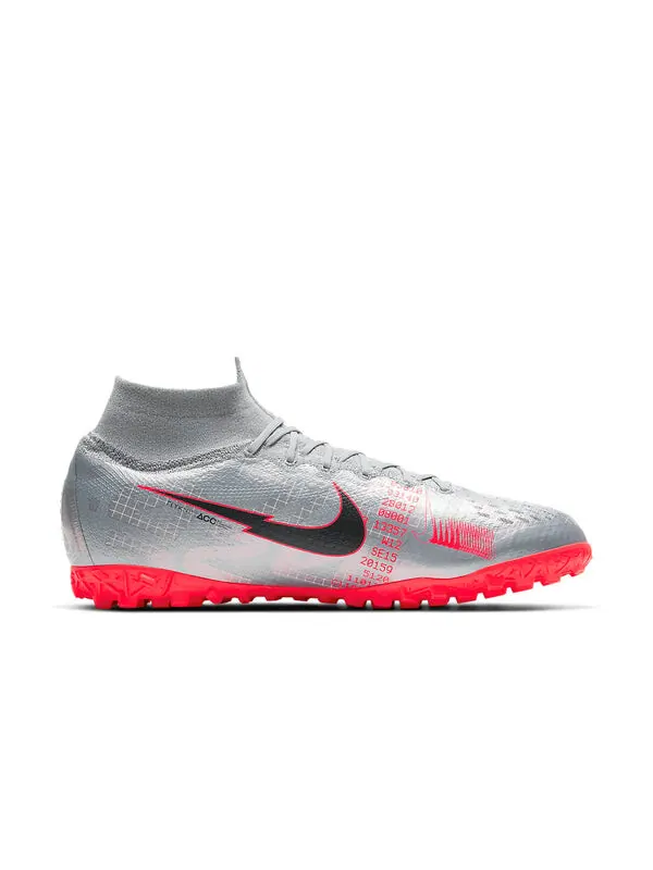 Кроссовки mercurial superfly 7 elite tf Nike — изображение 2 из 4, серый/оранжевый