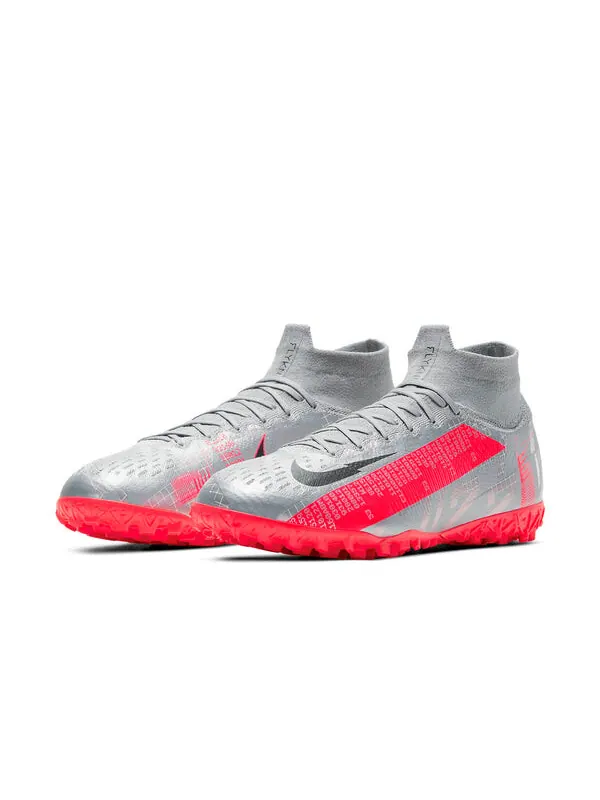 Кроссовки mercurial superfly 7 elite tf Nike — изображение 3 из 4, серый/оранжевый