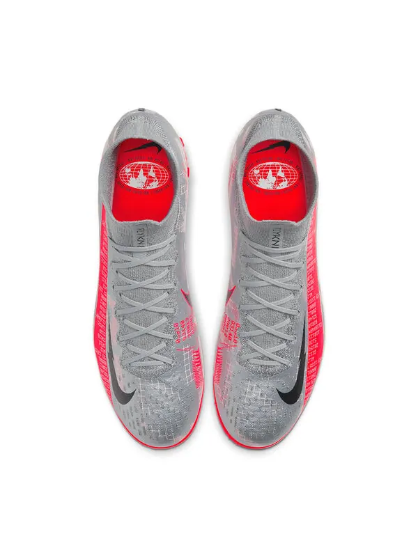 Кроссовки mercurial superfly 7 elite tf Nike — изображение 4 из 4, серый/оранжевый