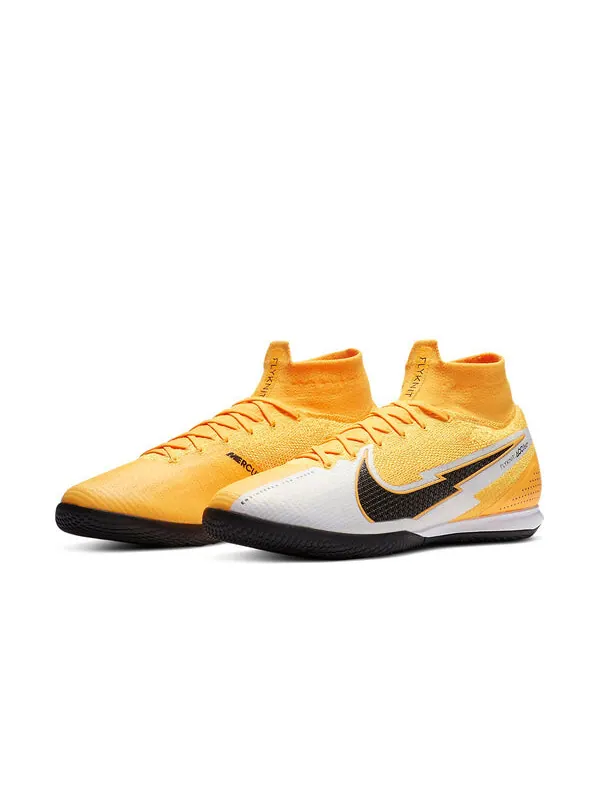 Кроссовки mercurial superfly 7 elite ic 'daybreak' Nike — изображение 3 из 4, белый/желтый
