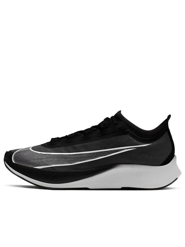 Кроссовки зум флай 3 Nike — изображение 1 из 3, черный/белый