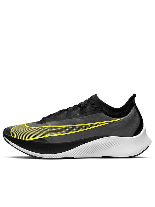 Кроссовки зум флай 3 Nike — изображение 1 из 3, черный/желтый
