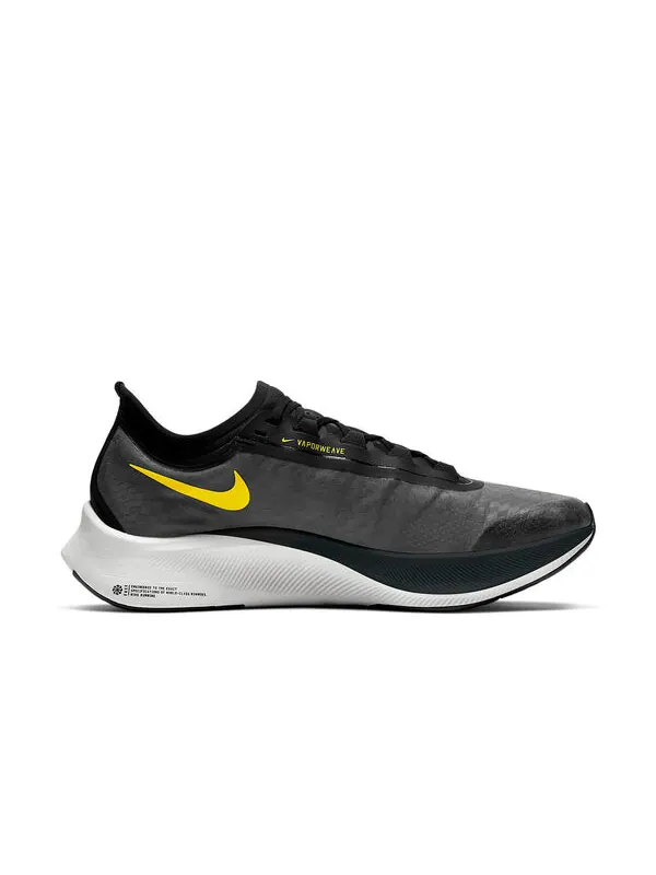Кроссовки зум флай 3 Nike — изображение 2 из 3, черный/желтый