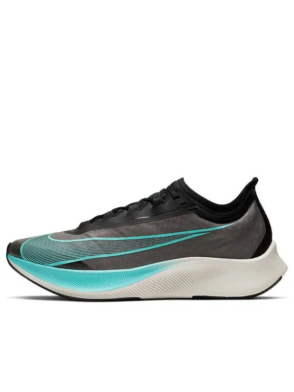 Кроссовки зум флай 3 Nike — изображение 1 из 4, черный/зеленый