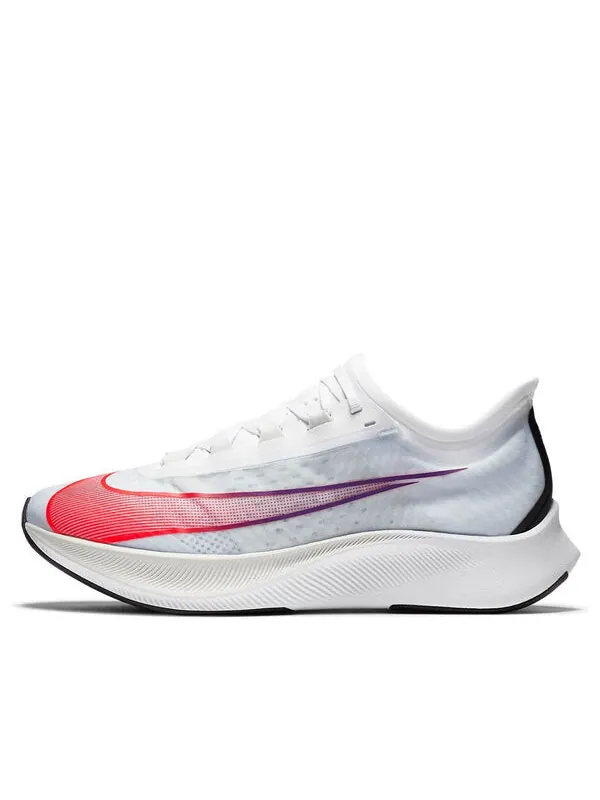 Кроссовки зум флай 3 Nike — изображение 1 из 4, белый/розовый