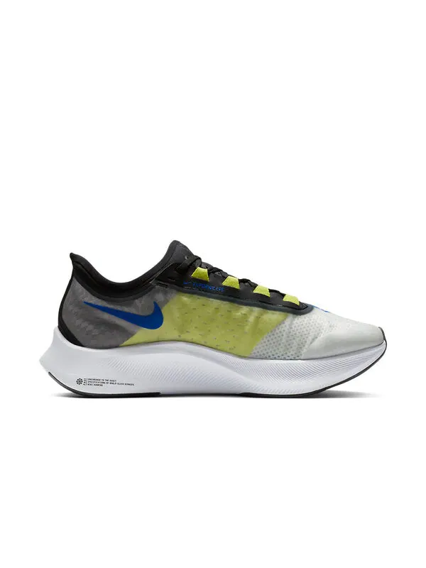 Кроссовки зум флай 3 Nike — изображение 2 из 4, черный/синий/желтый